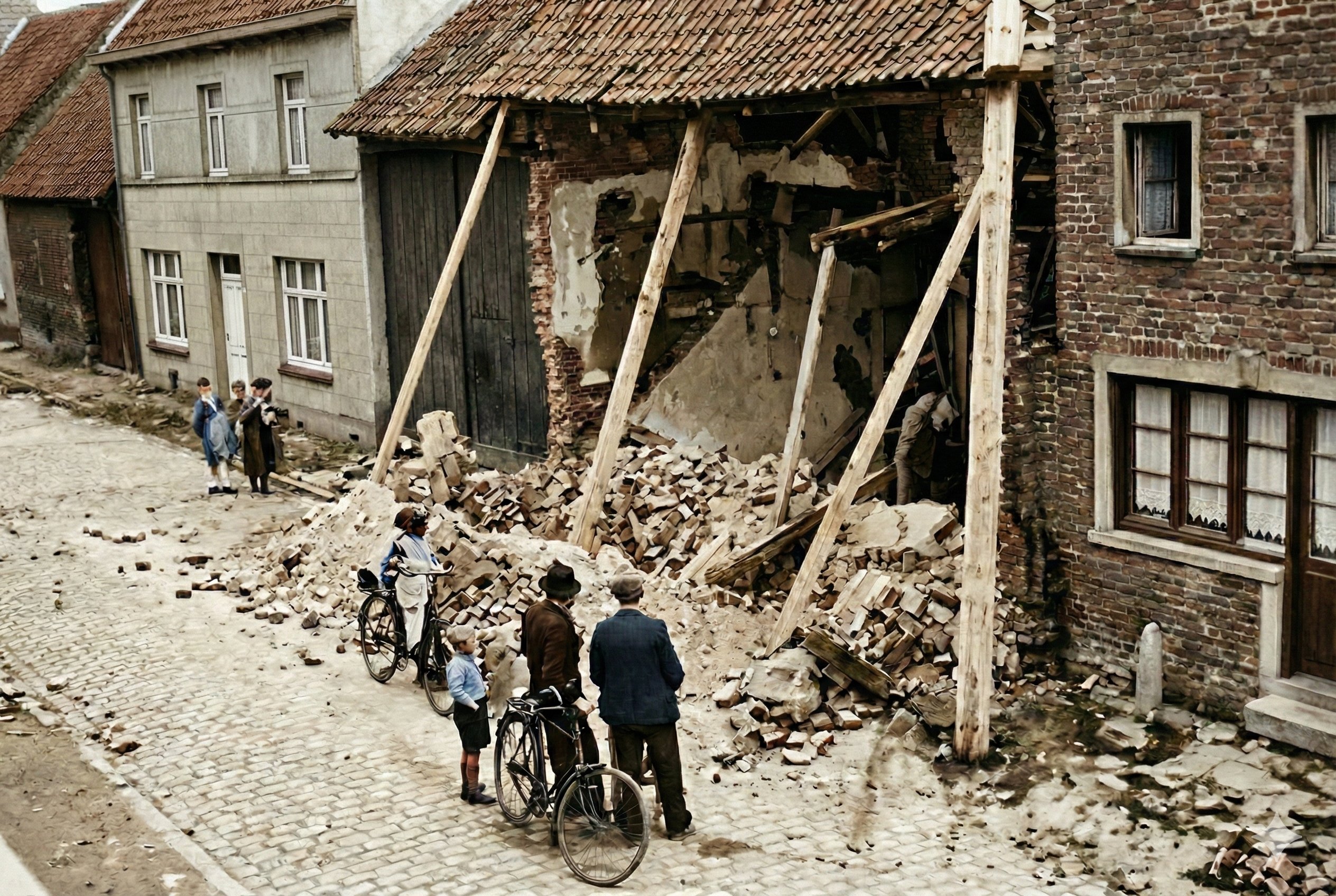 Ingestorte gevel Millenerstraat 16, juni 1937
